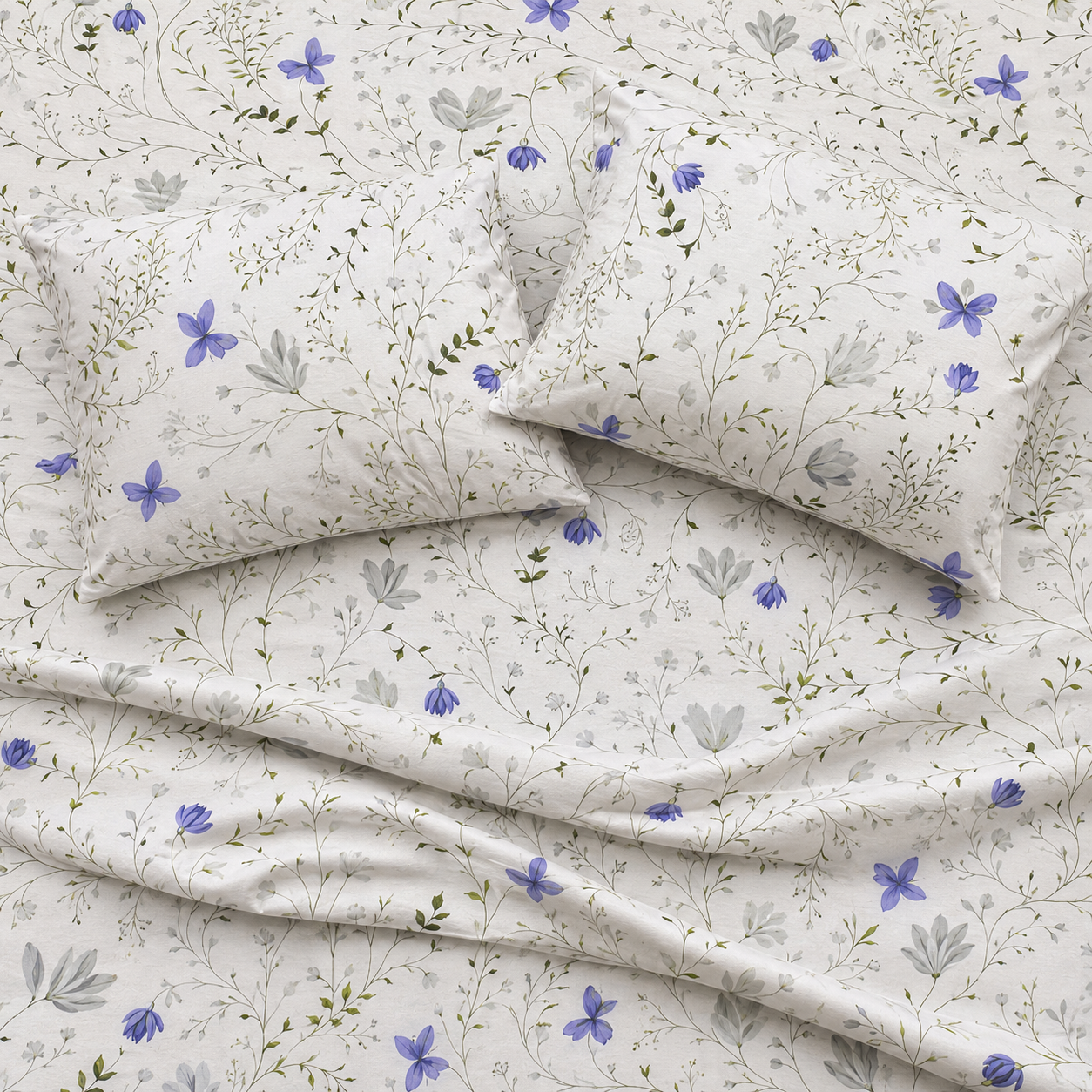 Lavender Dreams Cotton Bedsheett