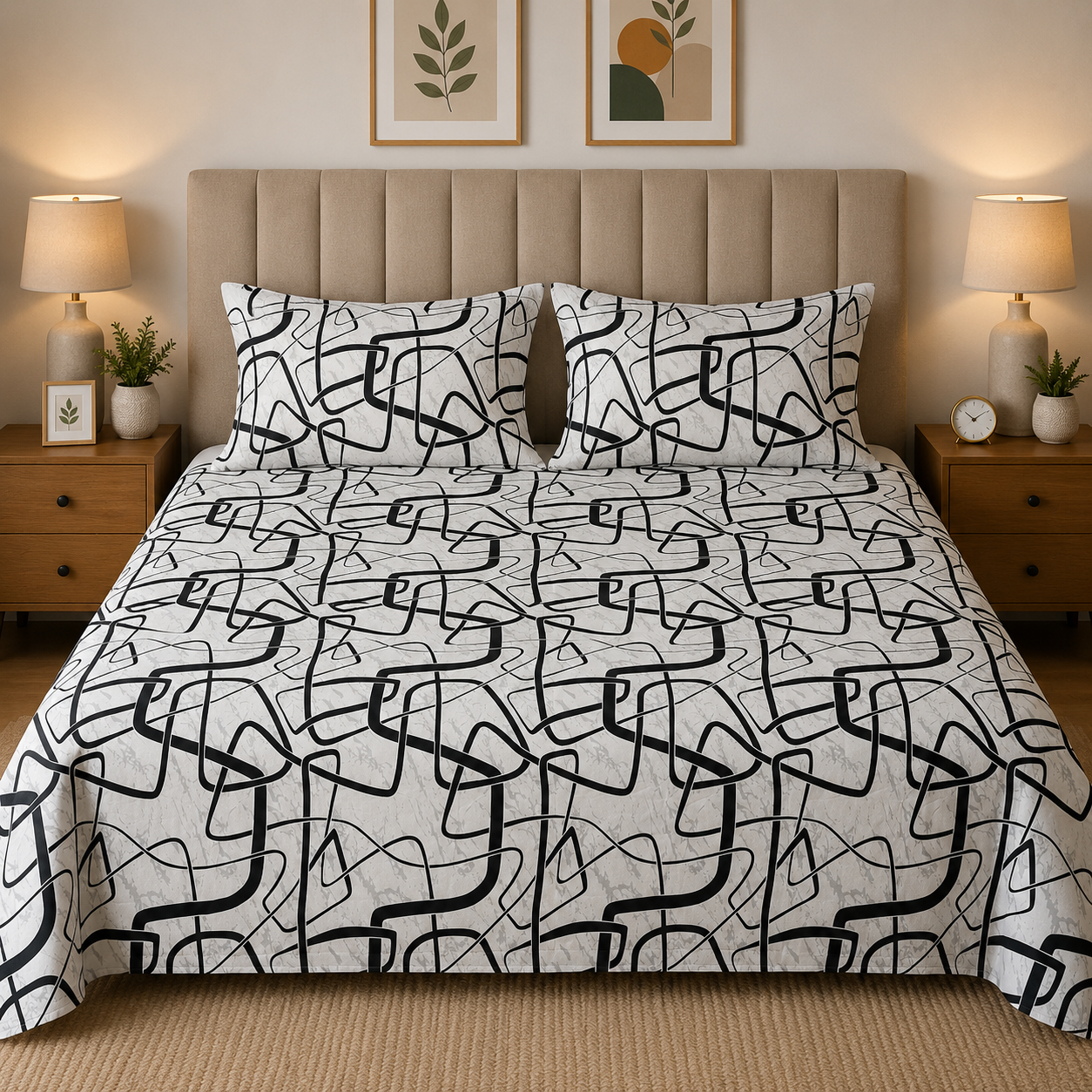 Dreamy Nights Cotton Bedsheet