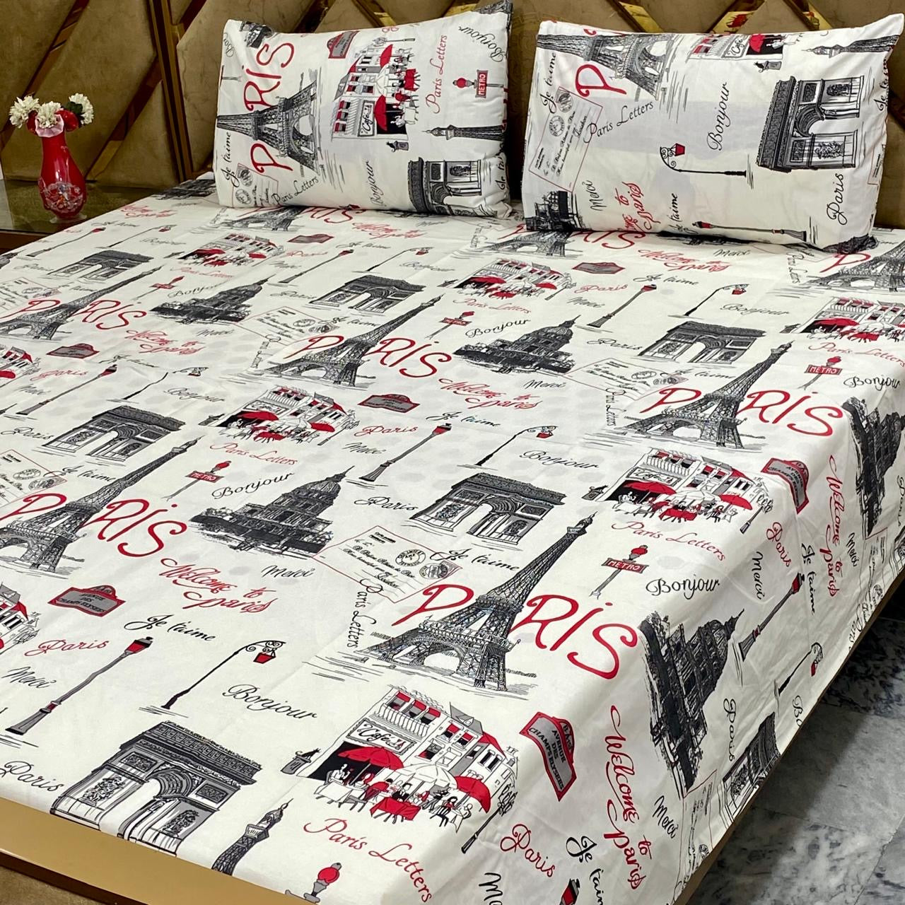 🗼 Paris Dreams
cotton bedsheets