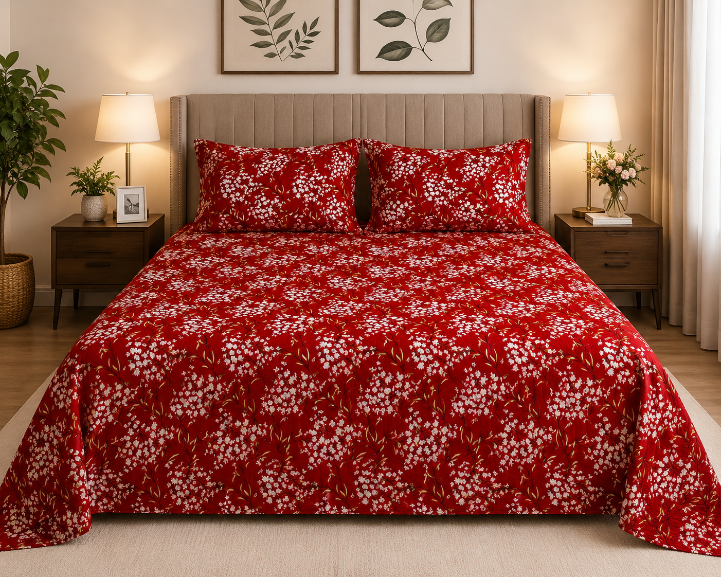 Lily Dreams Micro Cotton Bedsheet