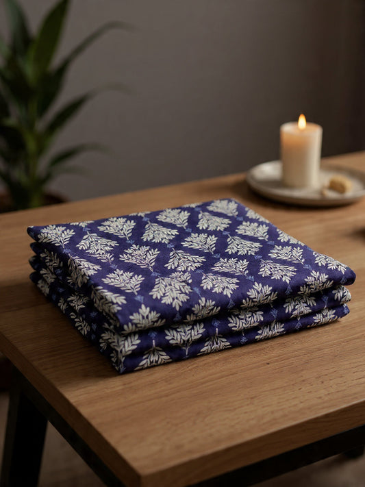 Navy Blue Premium Bedsheet – Deep Color, Ultra-Soft & Long-Lasting Fabric”