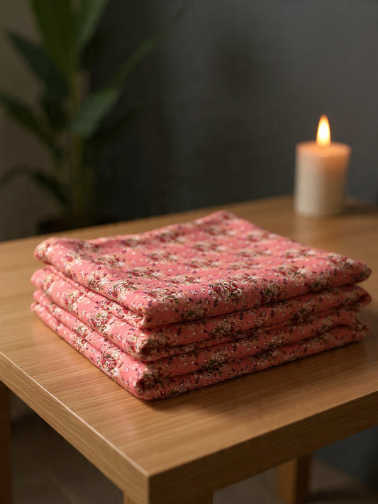 “Light Pink Soft Bedsheet – Smooth Texture & Elegant Bedroom Aesthetic”