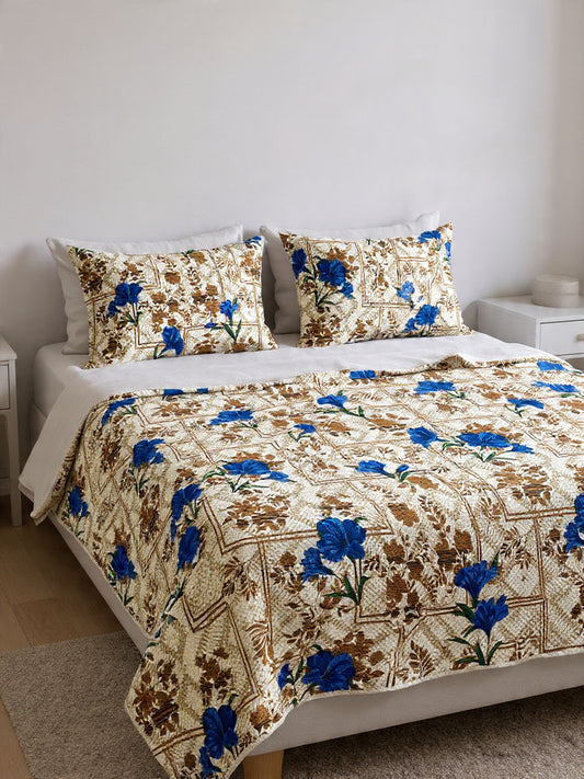 Ivory Off-White Elegant Bedsheet Set – Breathable Cotton Comfort Bedsheet