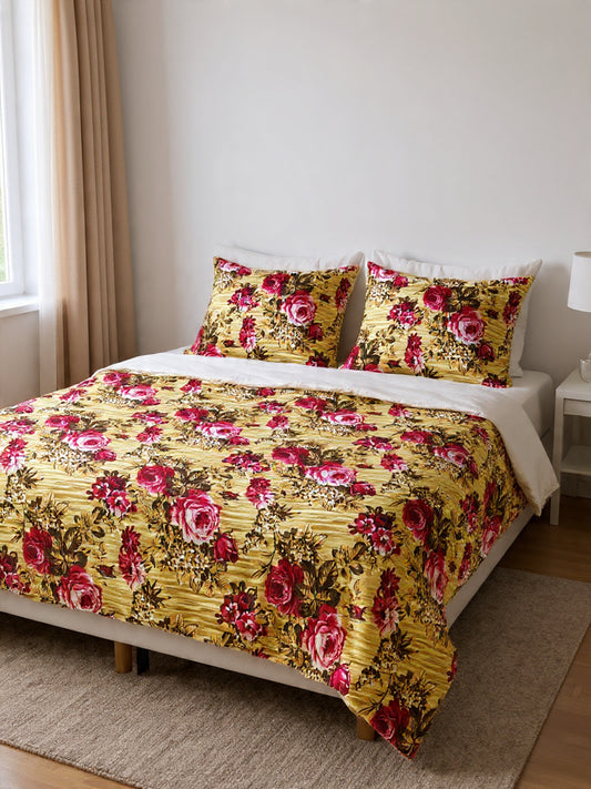 “Gold Mystic Mandala Bedsheet – Rich Design & Ultra-Soft Fabric”