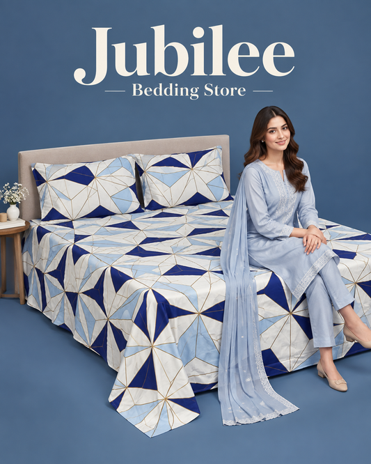 Moonlit Botanica cotton bedsheet