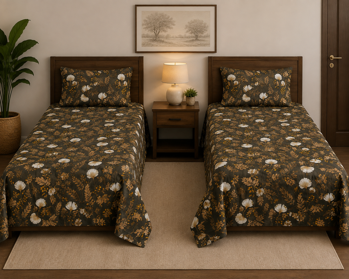 Elegant Escape Single Bedsheet