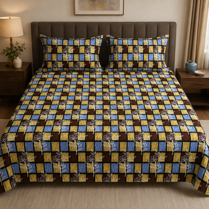Midnight Mosaic Bloom Micro Cotton
