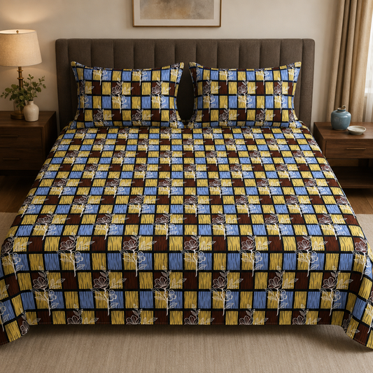Midnight Mosaic Bloom Micro Cotton