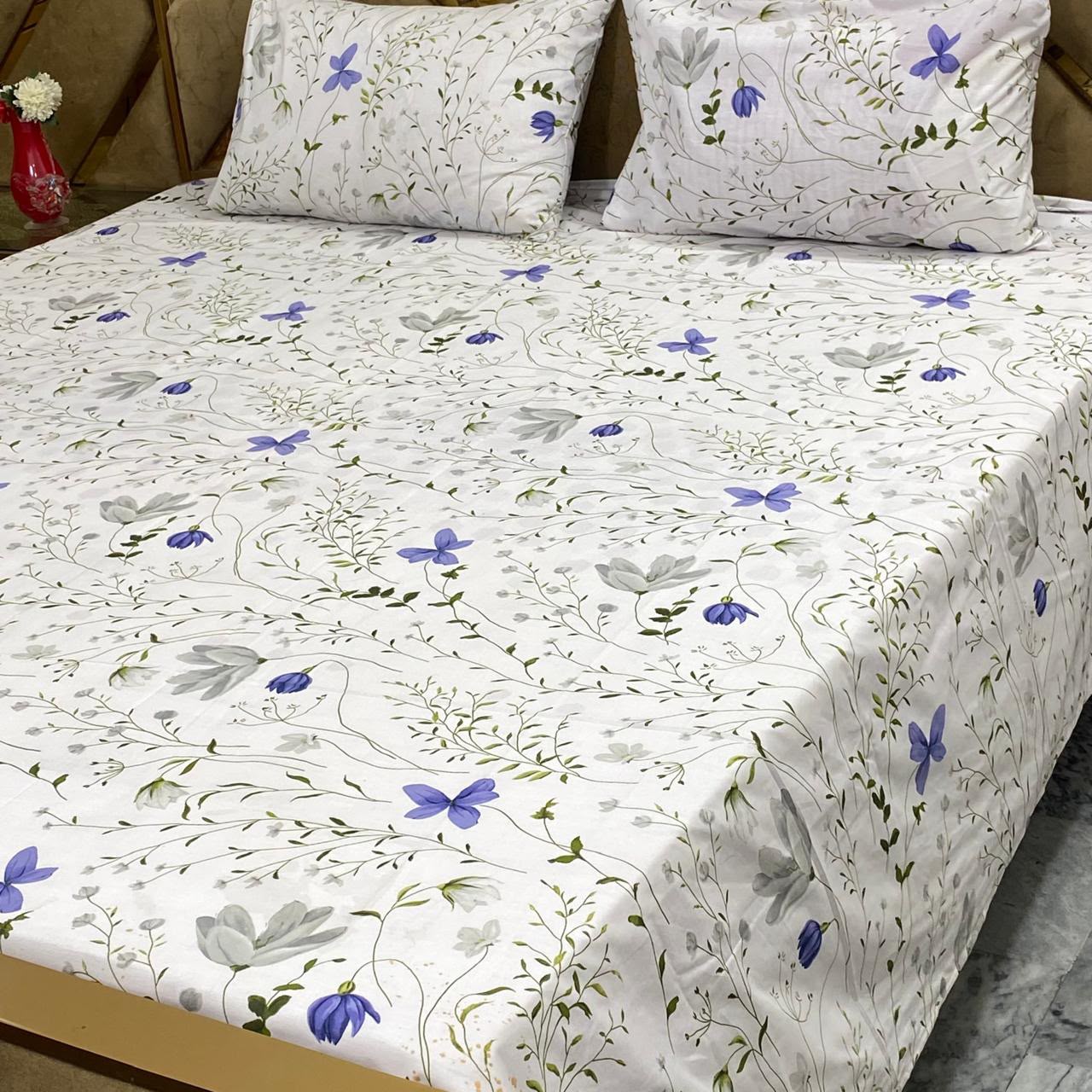 Lavender Dreams Cotton Bedsheett