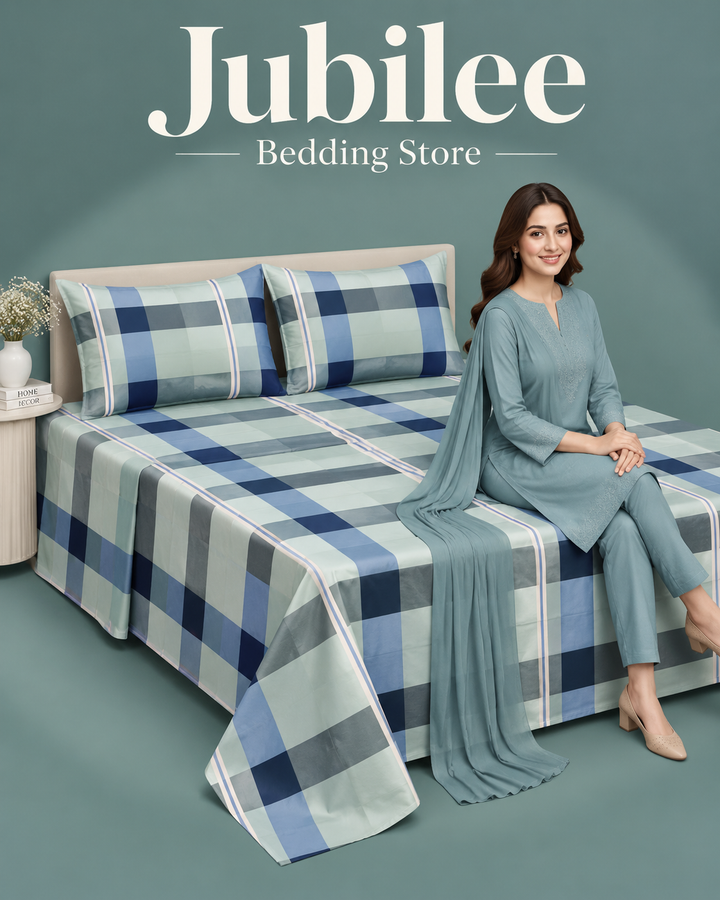 Jubilee Royal Blossom Cotton Bedsheet