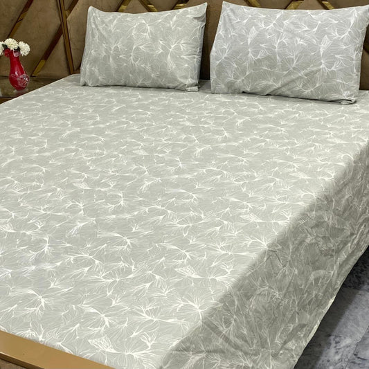 Silver Cloud Cotton bedsheet