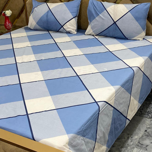 Lilac Serenity Cotton Bedsheet