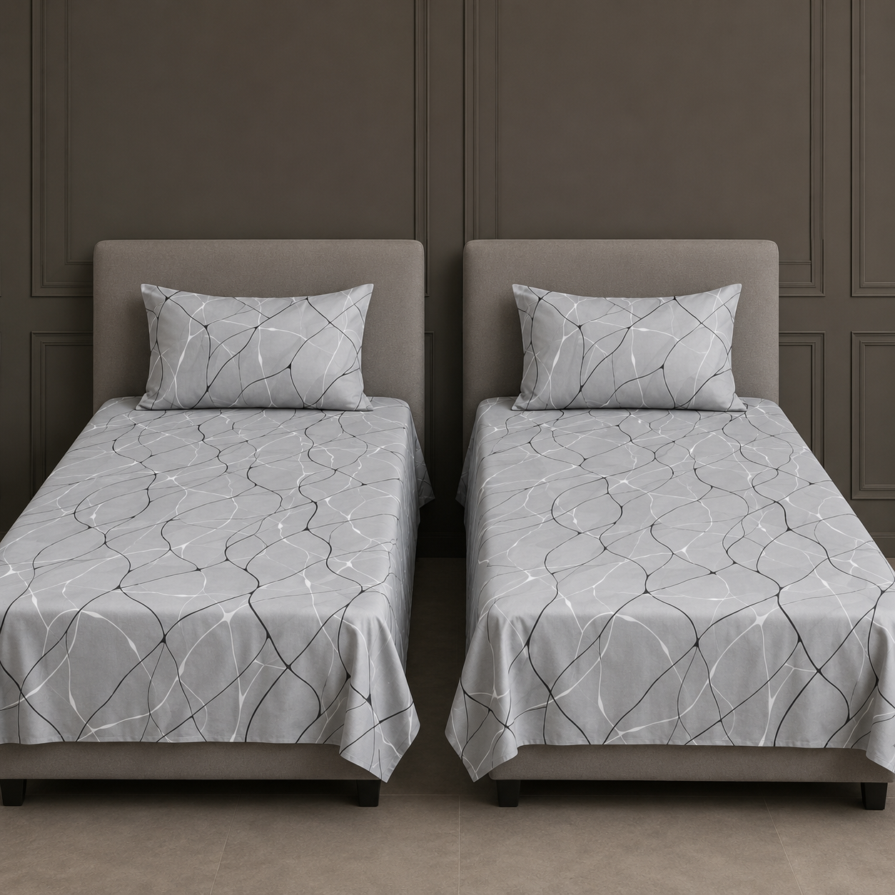 Noir Comfort Single Bedsheet