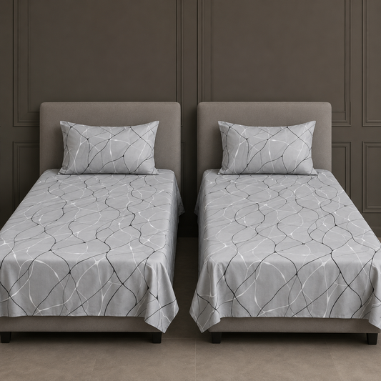 Noir Comfort Single Bedsheet