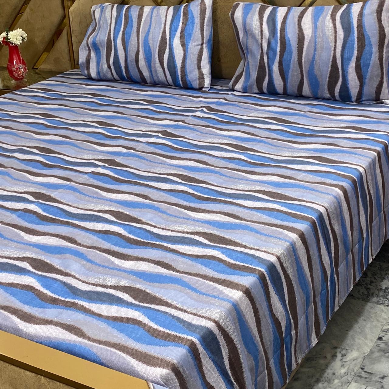 💙 Ocean Waves

 cotton bedsheets