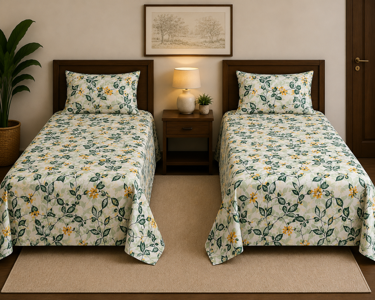 Graceful Living pradise Single bedsheet