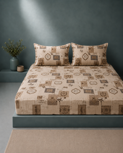 Blush Heart Cotton besheet