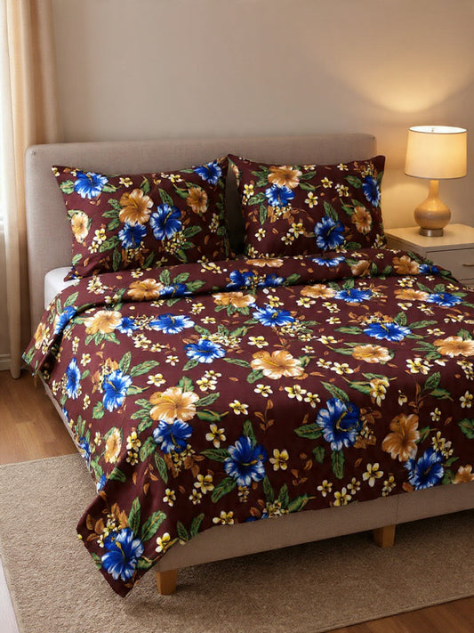 Royal Mehroon Bed Sheet – Deep Maroon Color for Modern Bedrooms