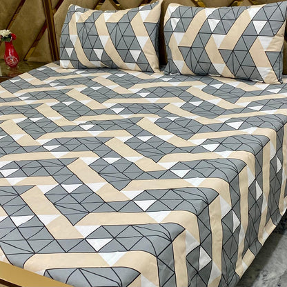 Urban Mosaic cotton bedsheet