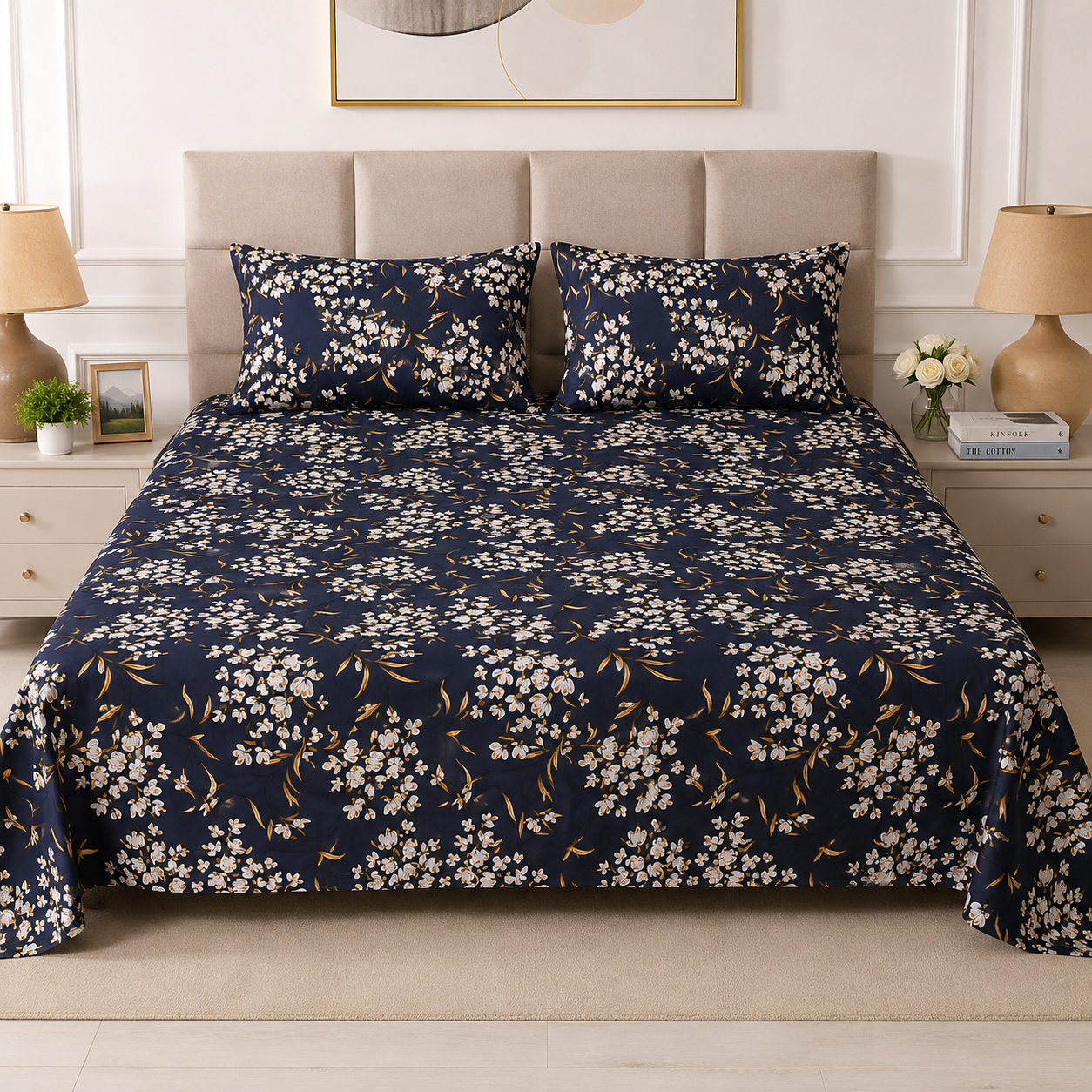 Luxe Harmony Micro Cotton Bedsheet