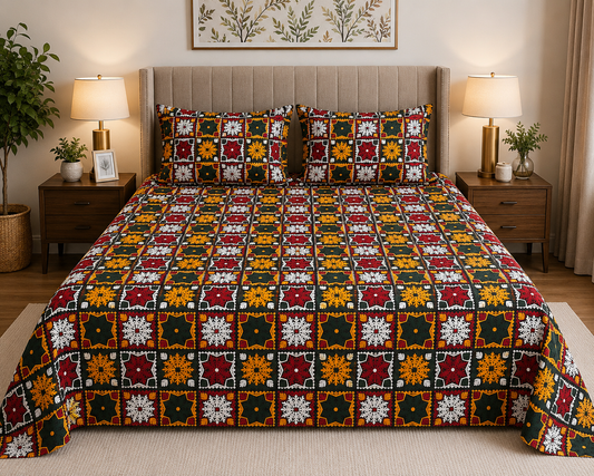 signature of sindh Micro Cotton Bedsheet