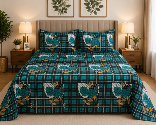 Forest Dew Micro Cotton Bedsheet