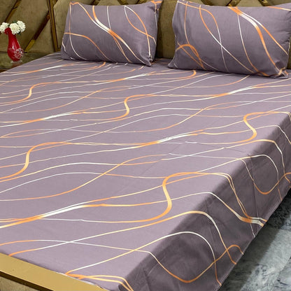 Amber waves Cotton bedsheet