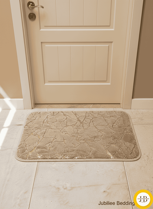 “Luxury Velvet Gel Anti-Slip Door Mat – Soft, Non-Skid & Durable for Home Entrance”
