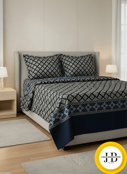 “Deep Green Comfort Bedsheet – Smooth Texture & Long-Lasting Quality”