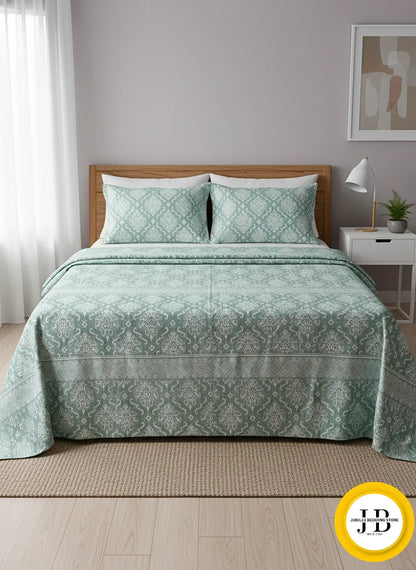 Emerald Green Bedsheet – Luxury Finish, Ultra Soft Feel
