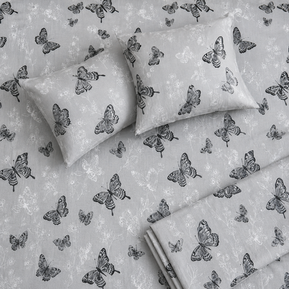 Royal Butterfly Printed Bedsheet