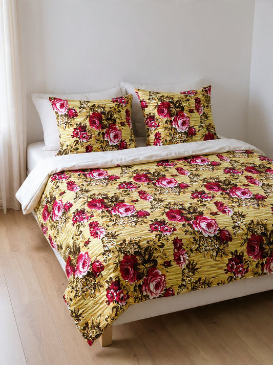 “Gold Mystic Mandala Bedsheet – Rich Design & Ultra-Soft Fabric”