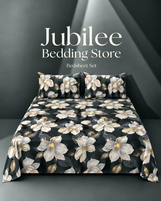 Black Orchid Royale Bedsheet