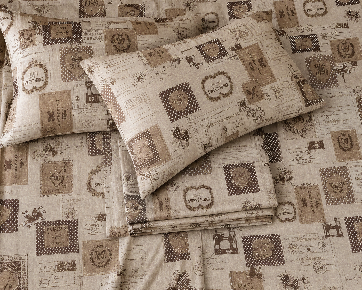 Blush Heart Cotton besheet