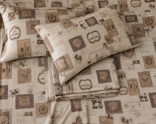 Blush Heart Cotton besheet