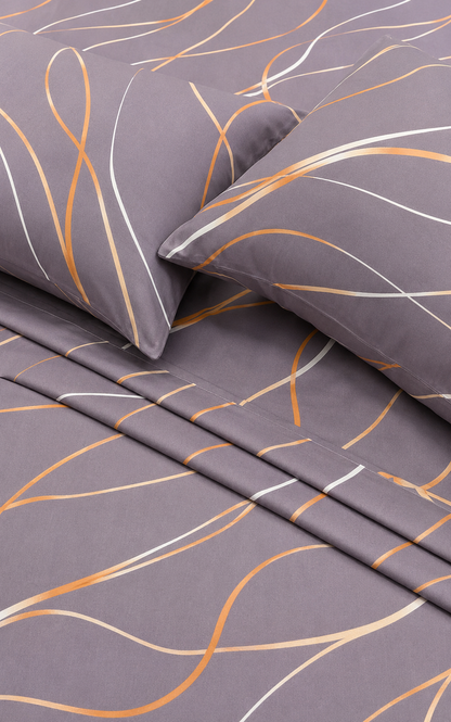Amber waves Cotton bedsheet