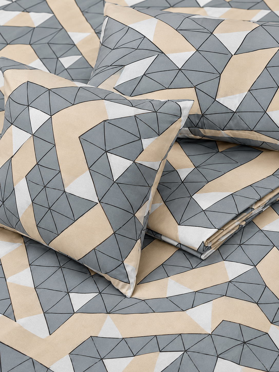 Urban Mosaic cotton bedsheet
