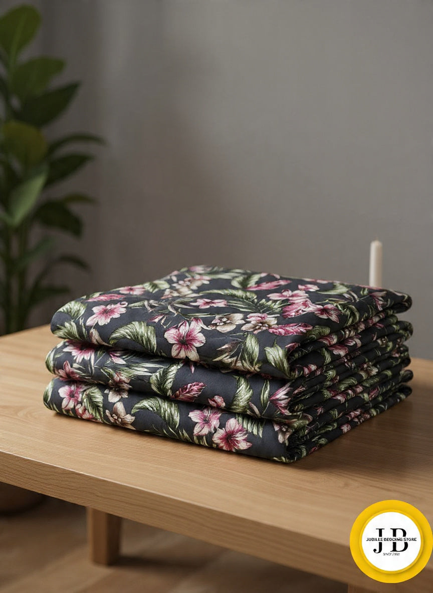 Premium Grey Bedsheet – Minimalist Look, Soft Touch Fabric