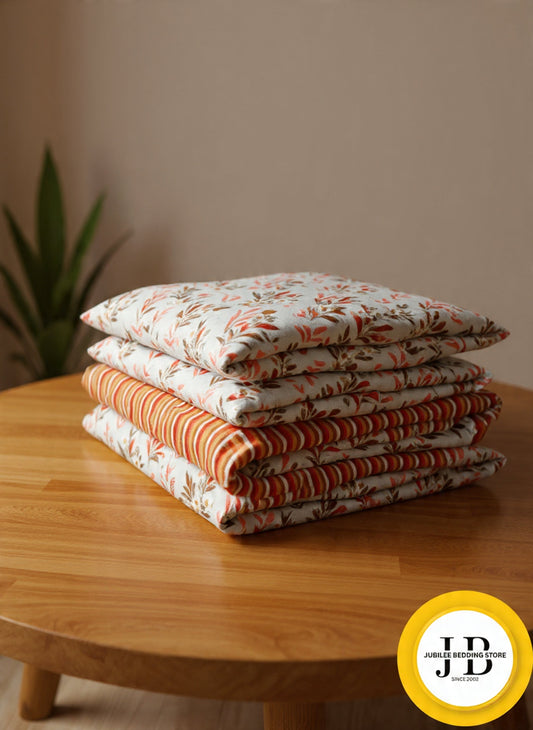 Comfort Plus Cotton Bedsheet – Stylish, Soft & Long-Lasting Quality”