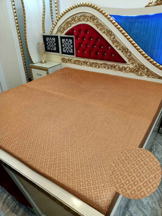 Premium Waterproof Palachi Mattress Protector | King Size 72×78 | Elastic Fitted Mattress Cover *GOLDEN *