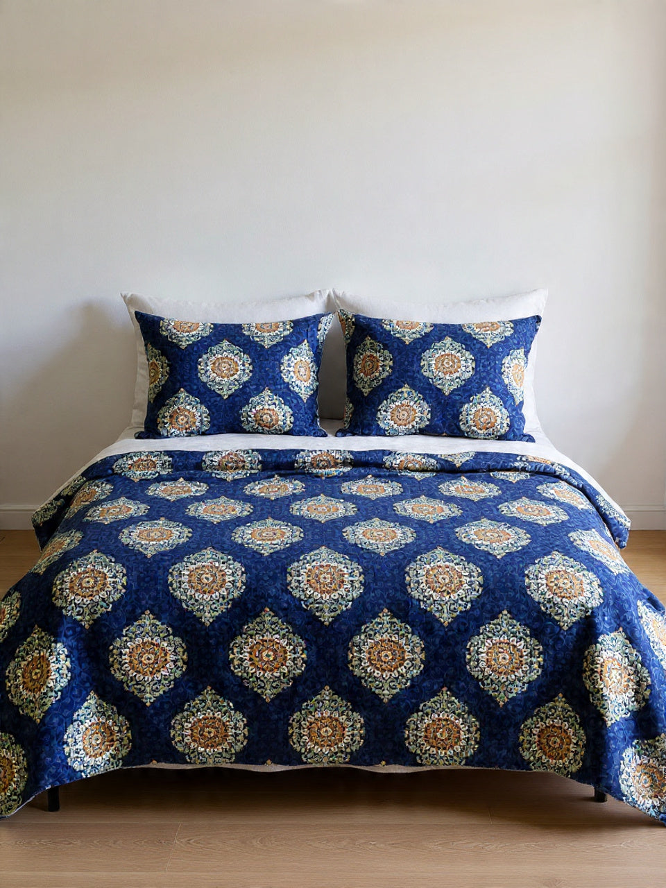 Royal Blue King Size Bedsheet – Deep Color Guarantee