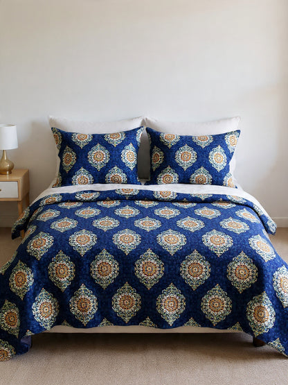 Royal Blue King Size Bedsheet – Deep Color Guarantee