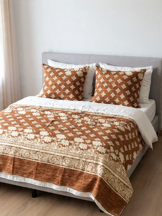 Premium Floral Bedsheet – Beautiful Print, High-Quality Fabric