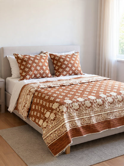 Premium Floral Bedsheet – Beautiful Print, High-Quality Fabric