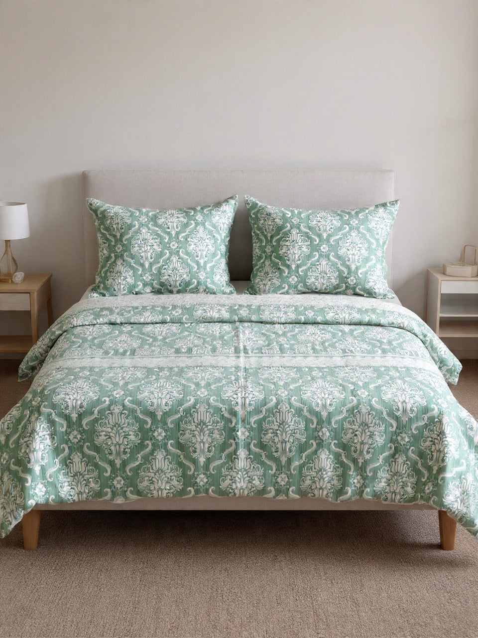 Emerald Green Bedsheet – Luxury Finish, Ultra Soft Feel