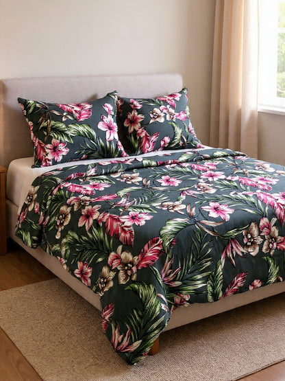 Premium Grey Bedsheet – Minimalist Look, Soft Touch Fabric