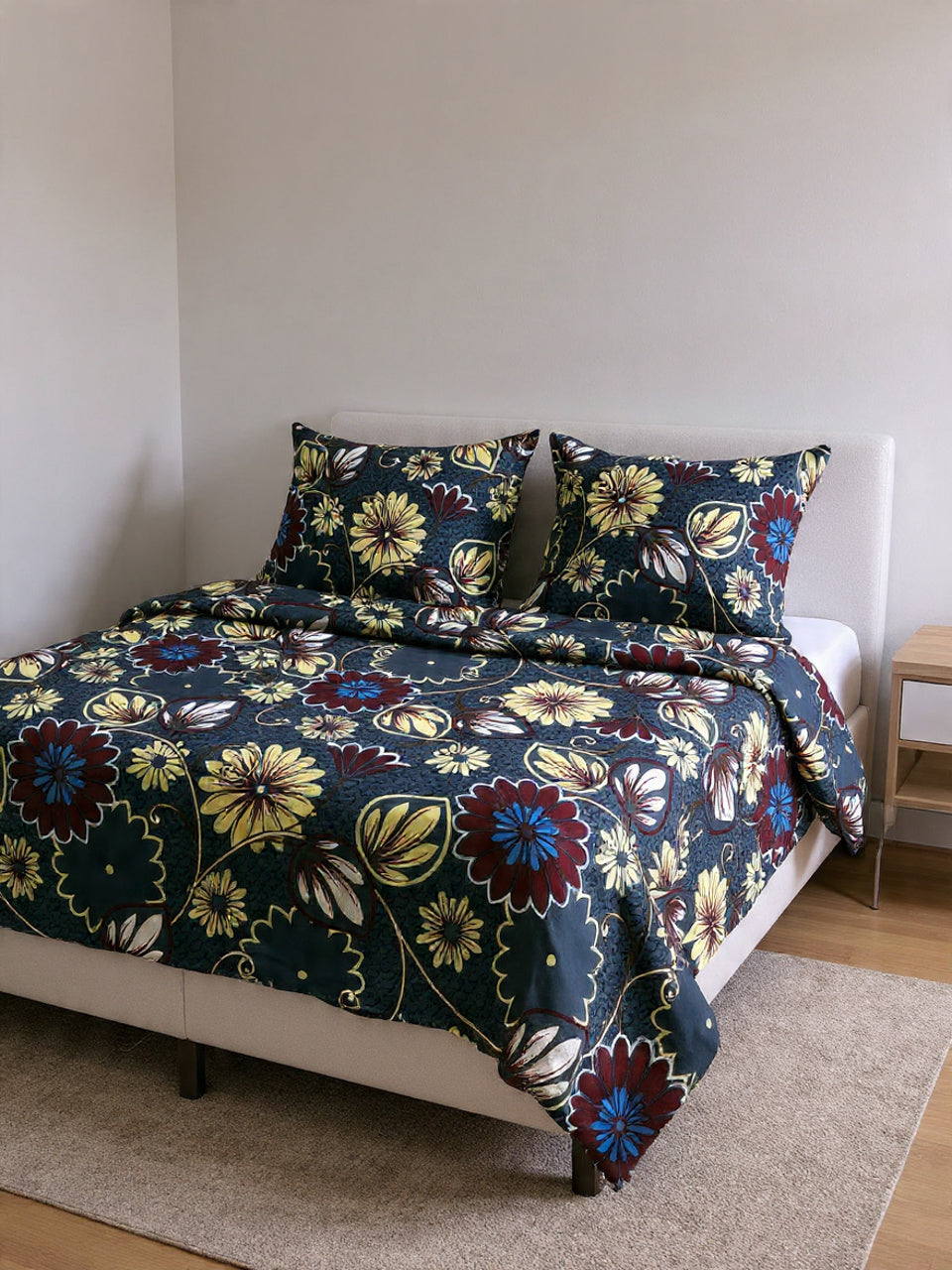 “Grey Mystic Mandala Bedsheet – Rich Design & Ultra-Soft Fabric”